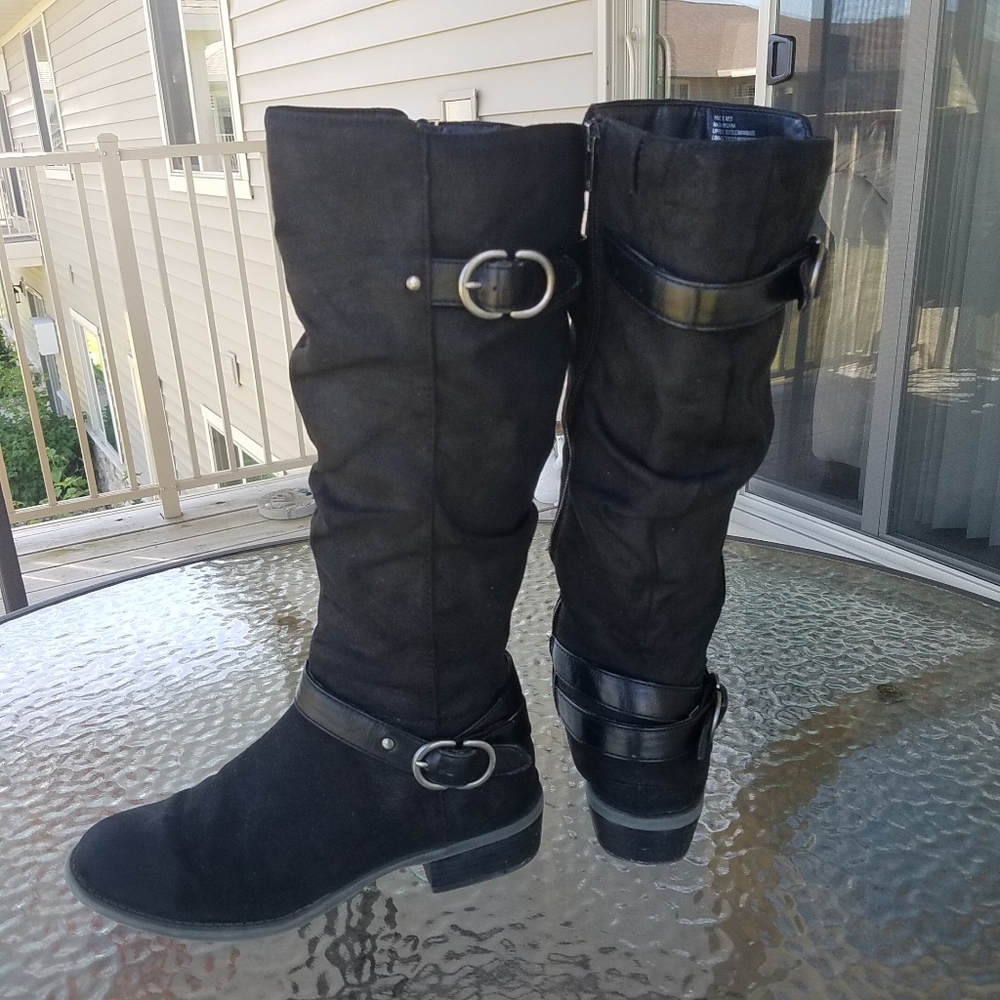 Womens 6 tall black boots